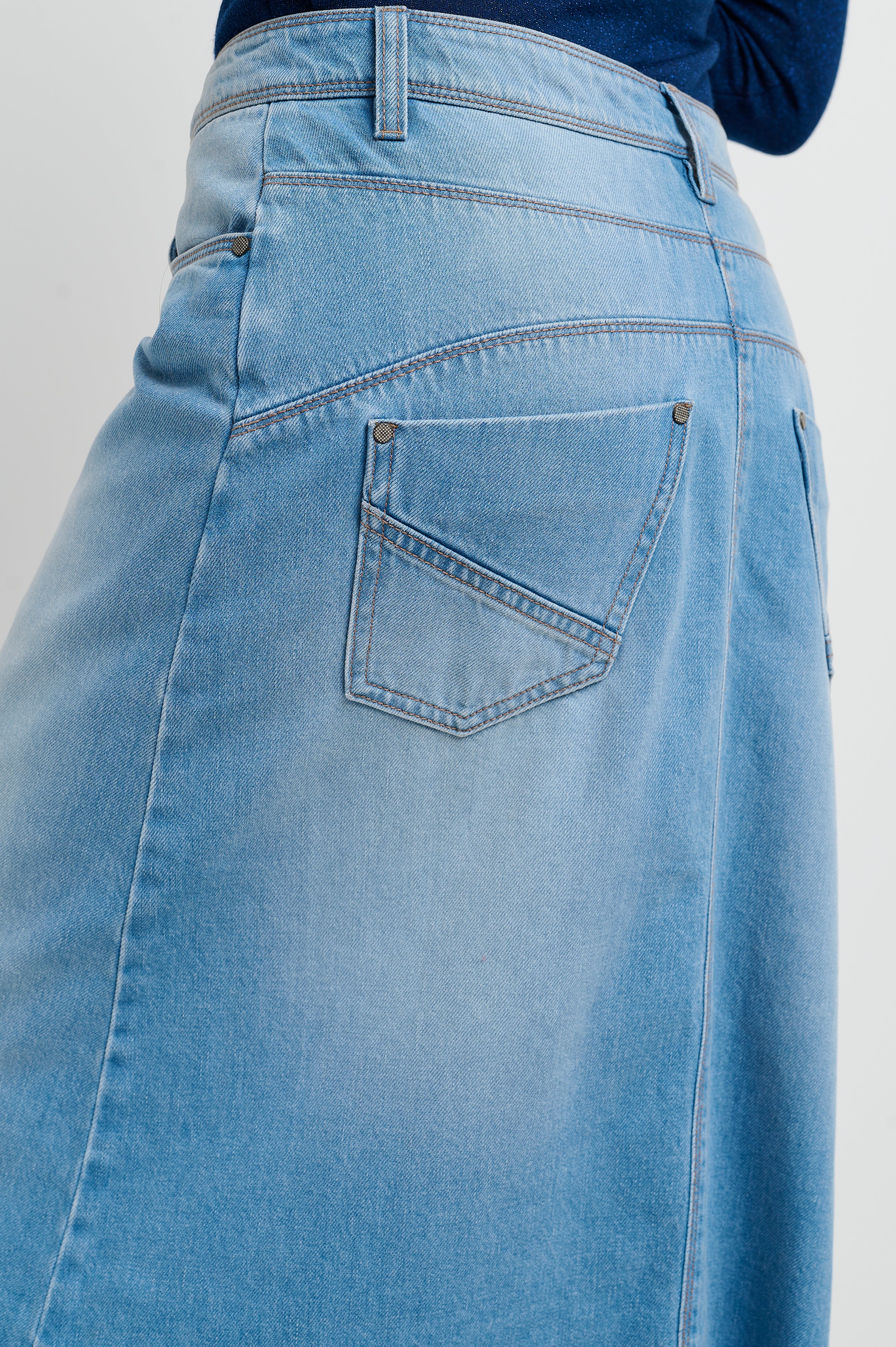 CRZala denim nederdel